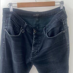 Neuw Denim Men's Distressed Black Jeans